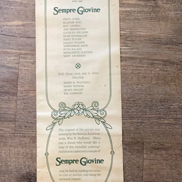 Vintage 1910 Advertising Poster - Picture 11 of 12